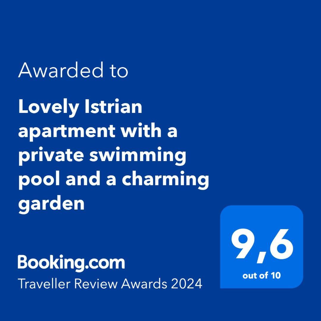 Lovely Istrian Apartment With A Private Swimming Pool And A Charming Garden بنجول المظهر الخارجي الصورة